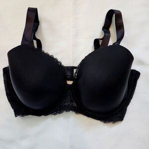 Calvin Klein Black Underwire Bra 38D Dark Romance Goth Feminine Valentines
